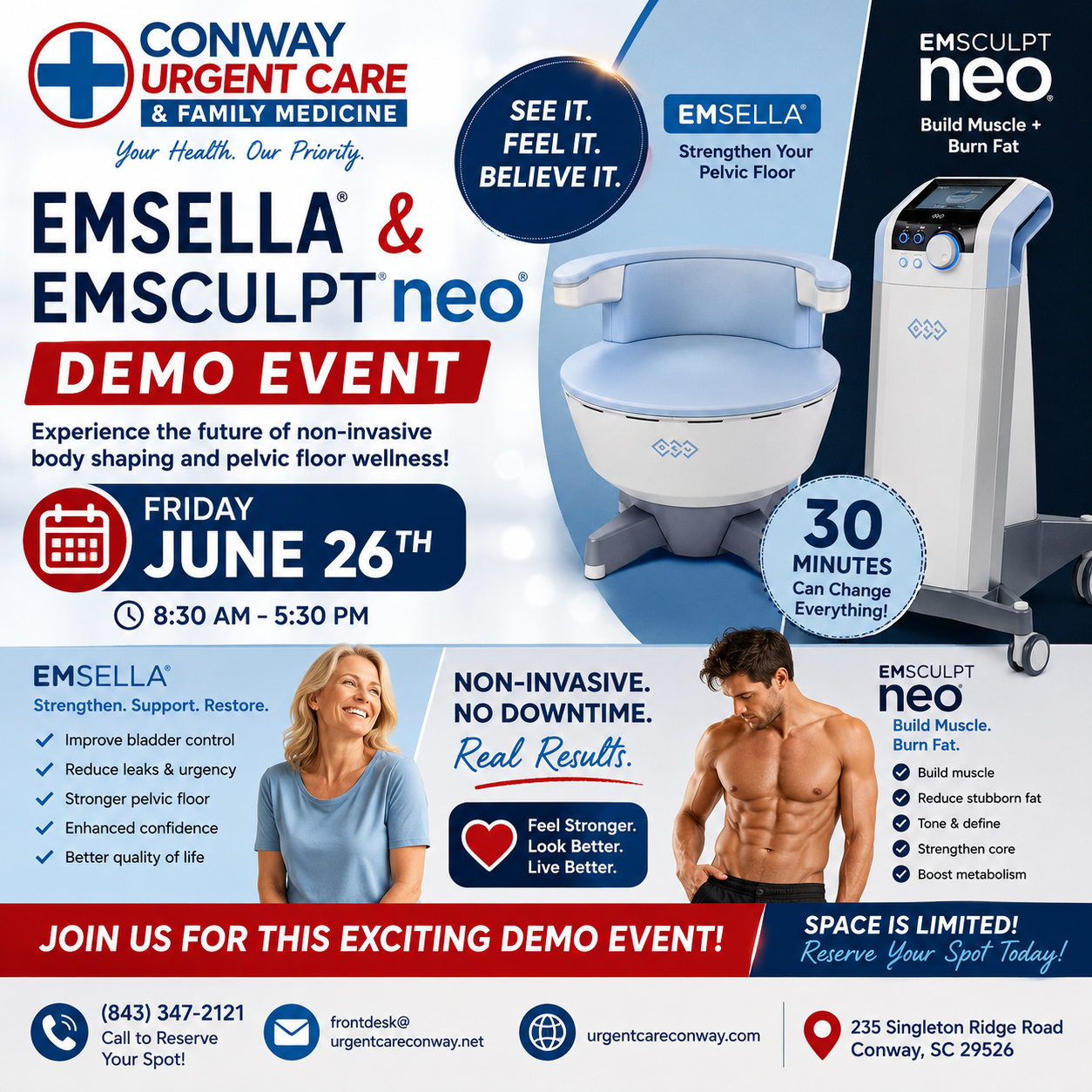 Emsella and Emsculpt NEO Emsella and Emsculpt NEO